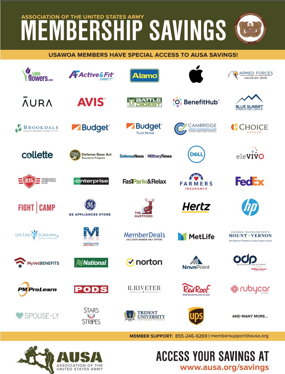 AUSA Benefits and Discounts